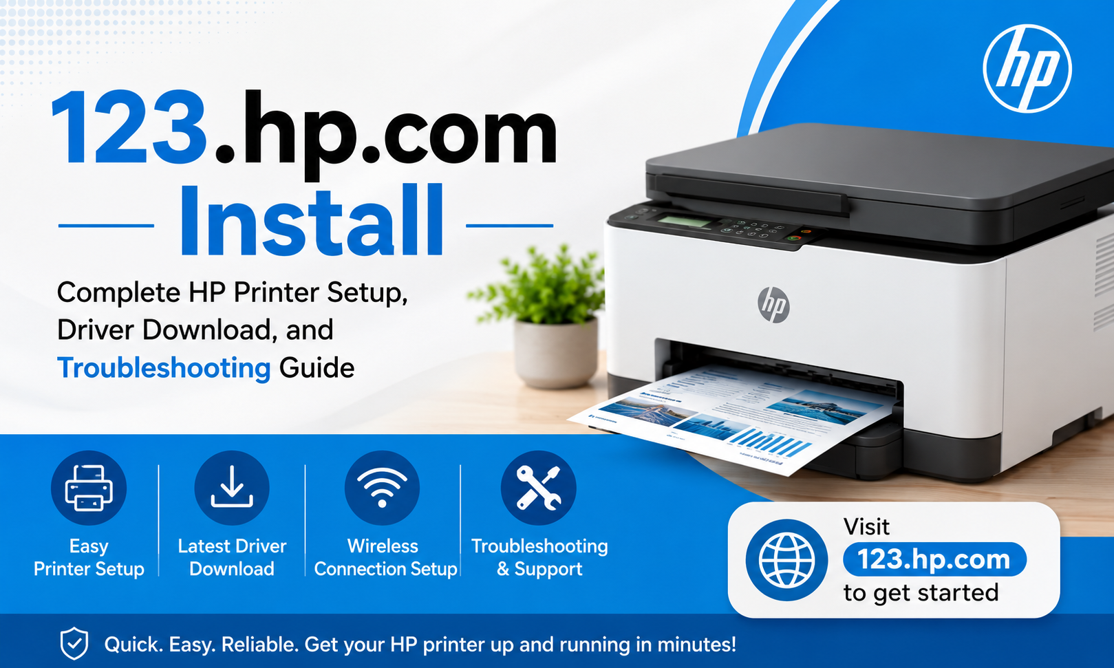 123.hp.com Install: Complete HP Printer Setup, Driver Download, and Troubleshooting Guide