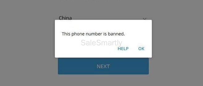 Telegram账号封禁