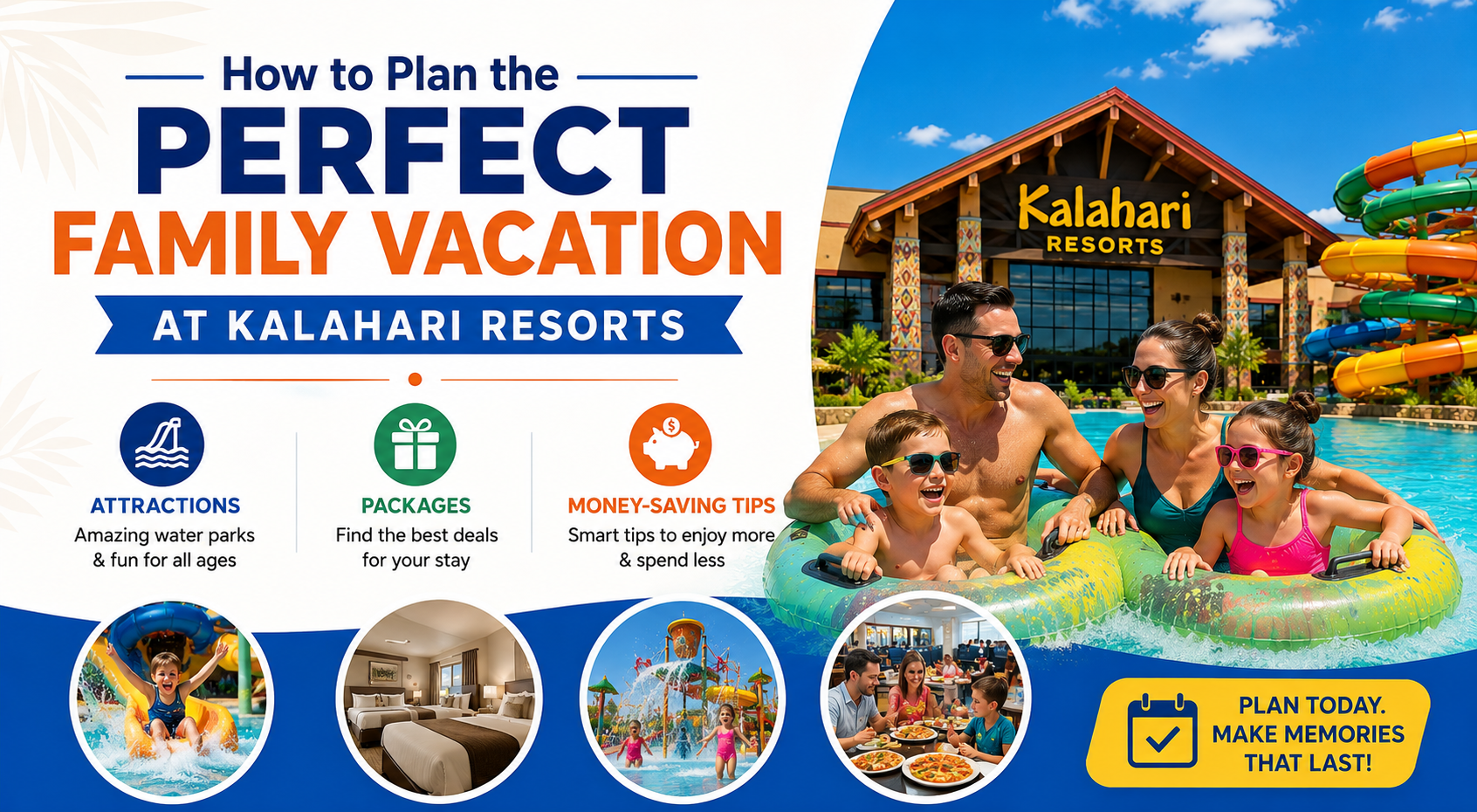 How to Plan the Perfect Family Vacation at Kalahari Resorts: Attractions, Packages & Money-Saving Tips