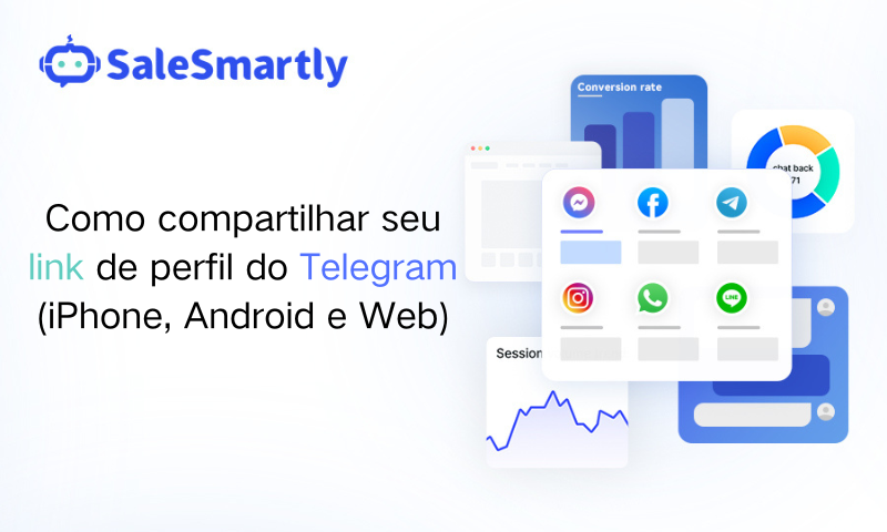 Compartilhar link do perfil do Telegram