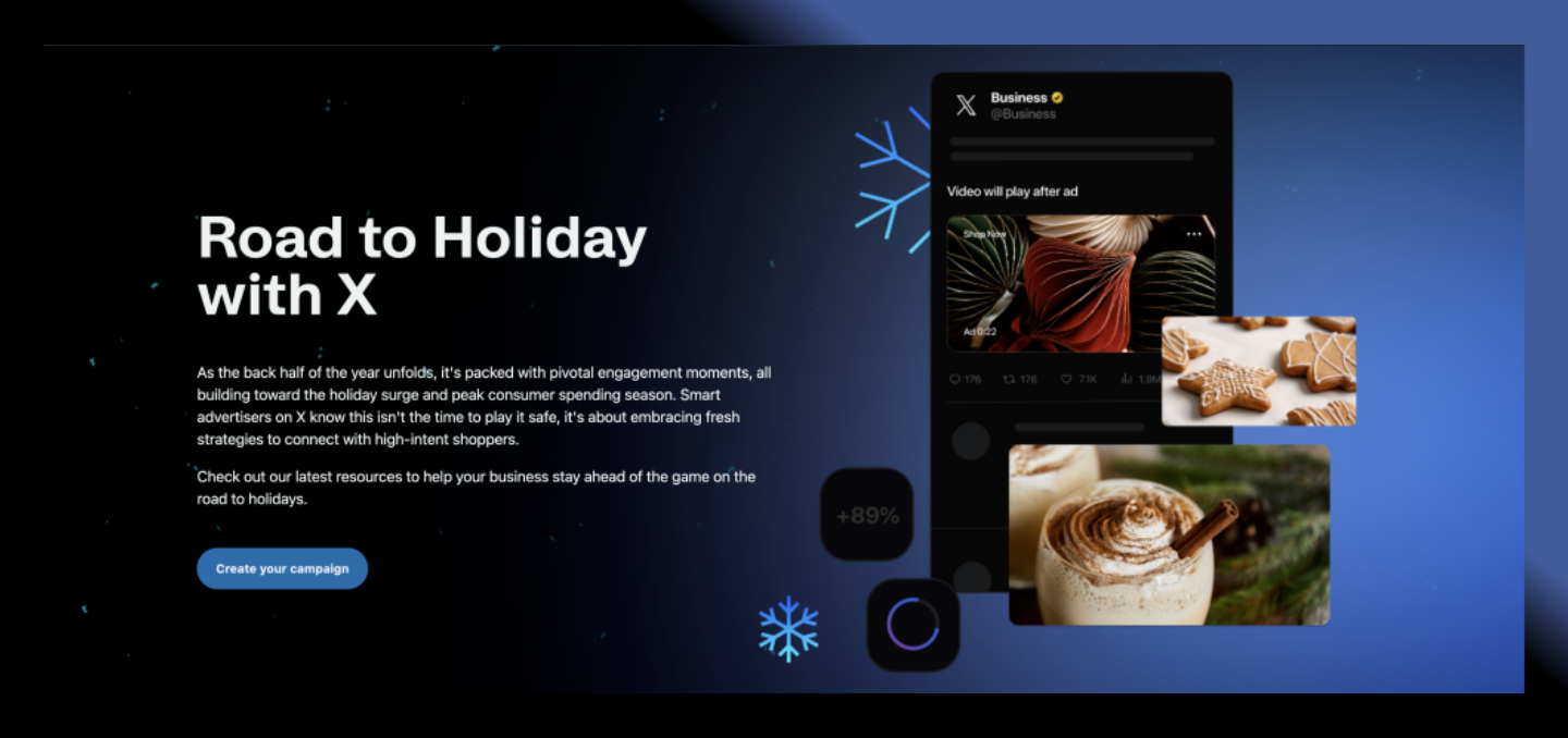X推出假日营销中心，引导品牌营销