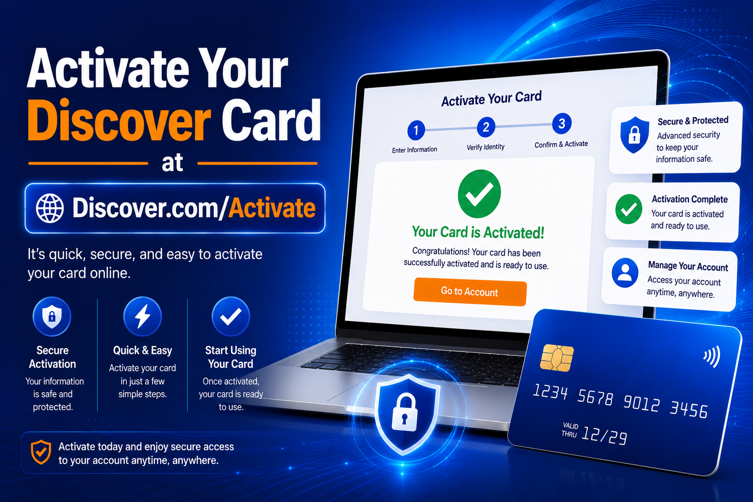 Activate Your Discover Card at Discover.com/Activate