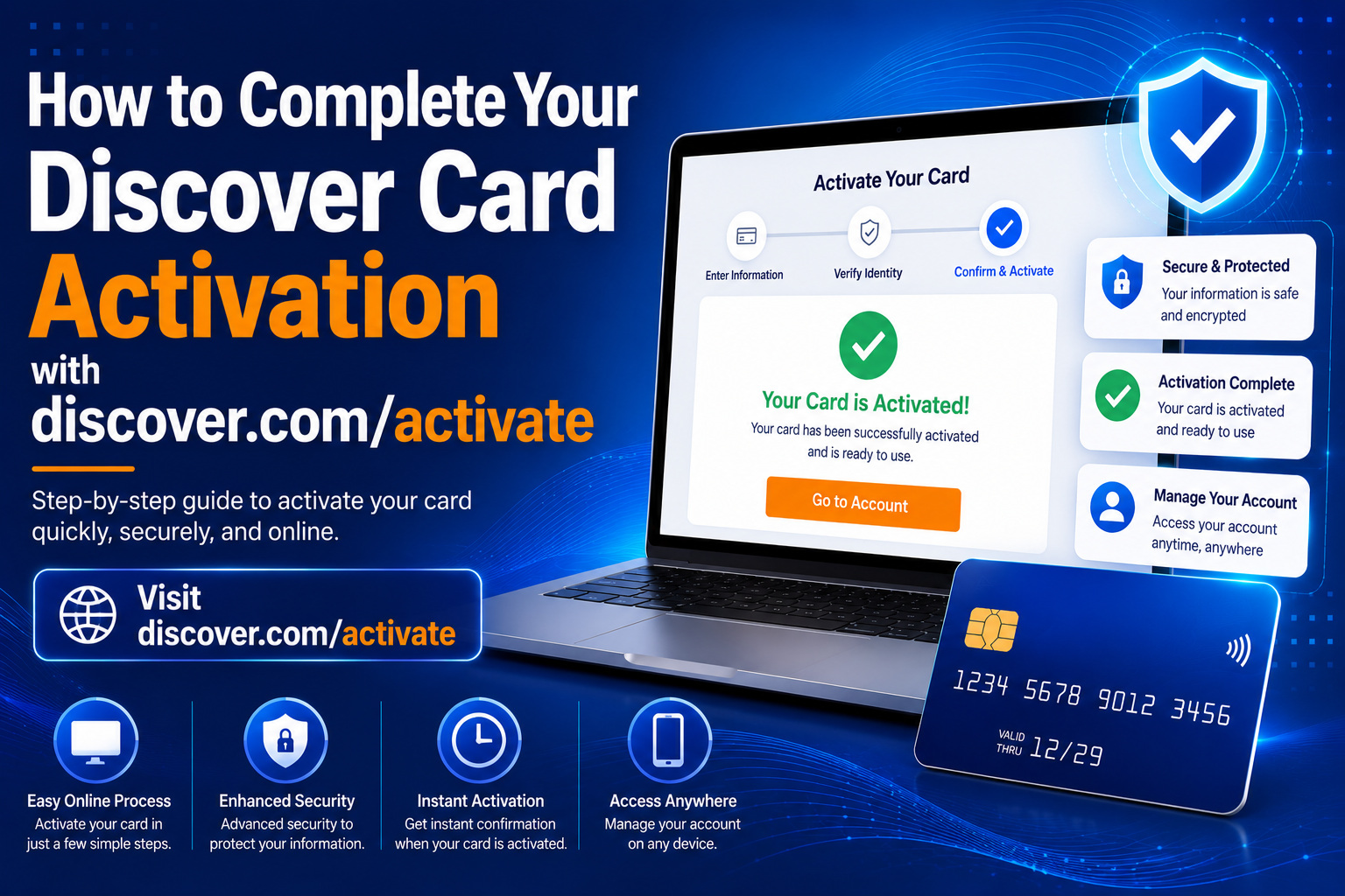 How to Complete Your Discover Card Activation with discover.com/activate