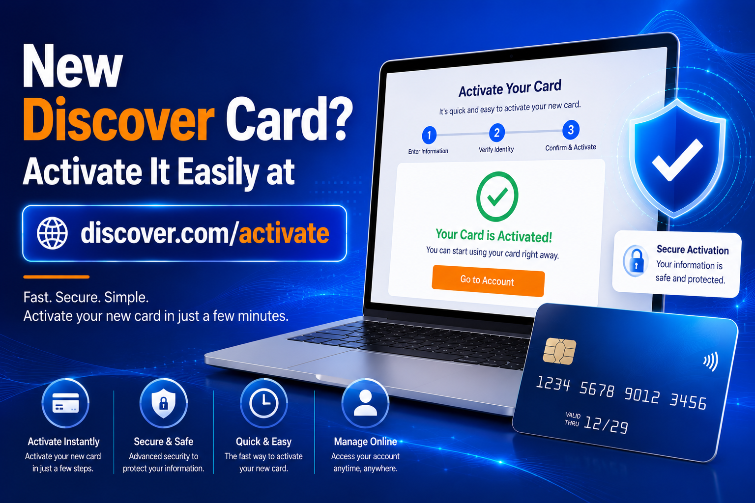 New Discover Card? Activate It Easily at discover.com/activate
