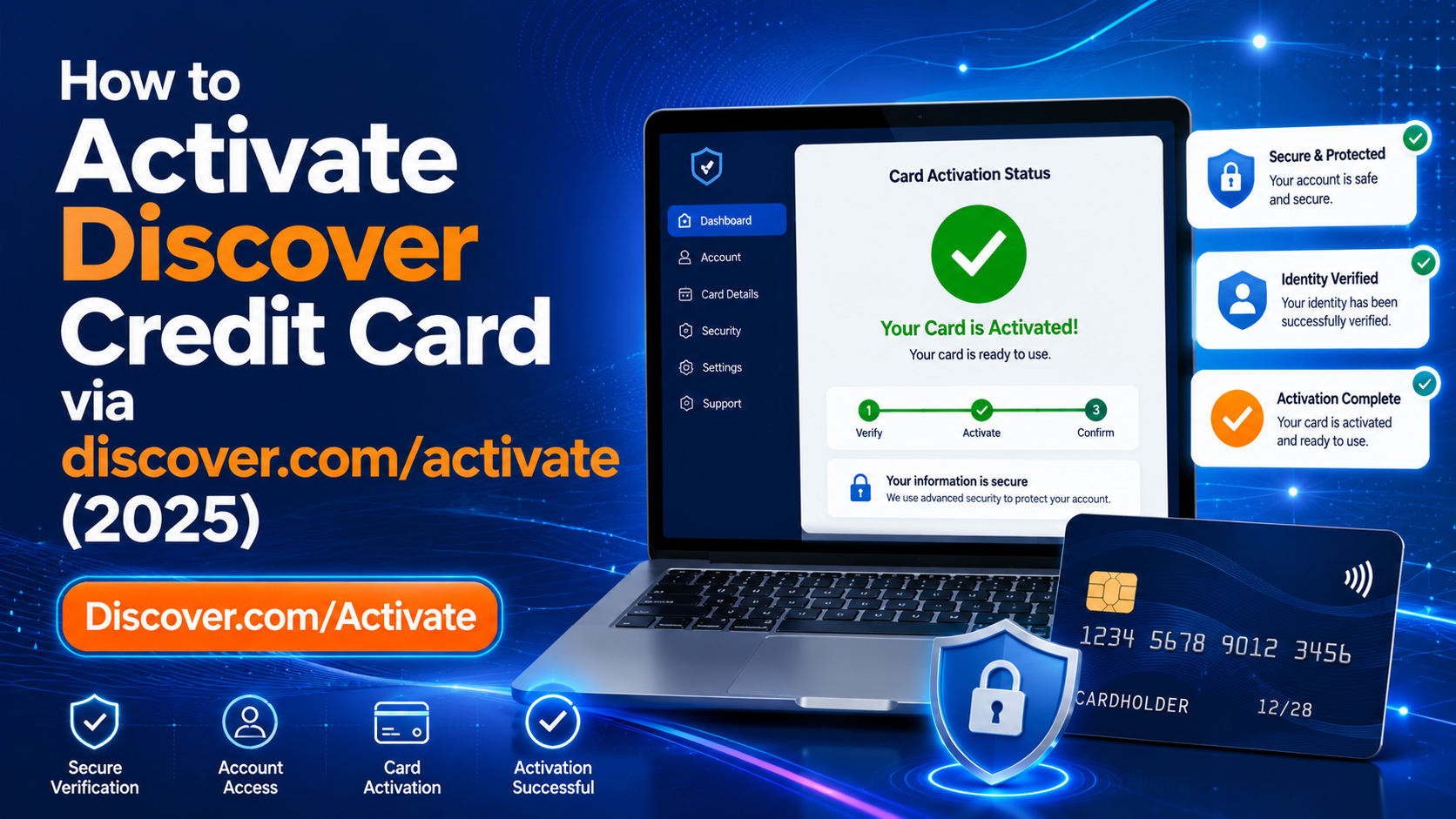 How to Activate Discover Credit Card via discover.com/activate (2025)