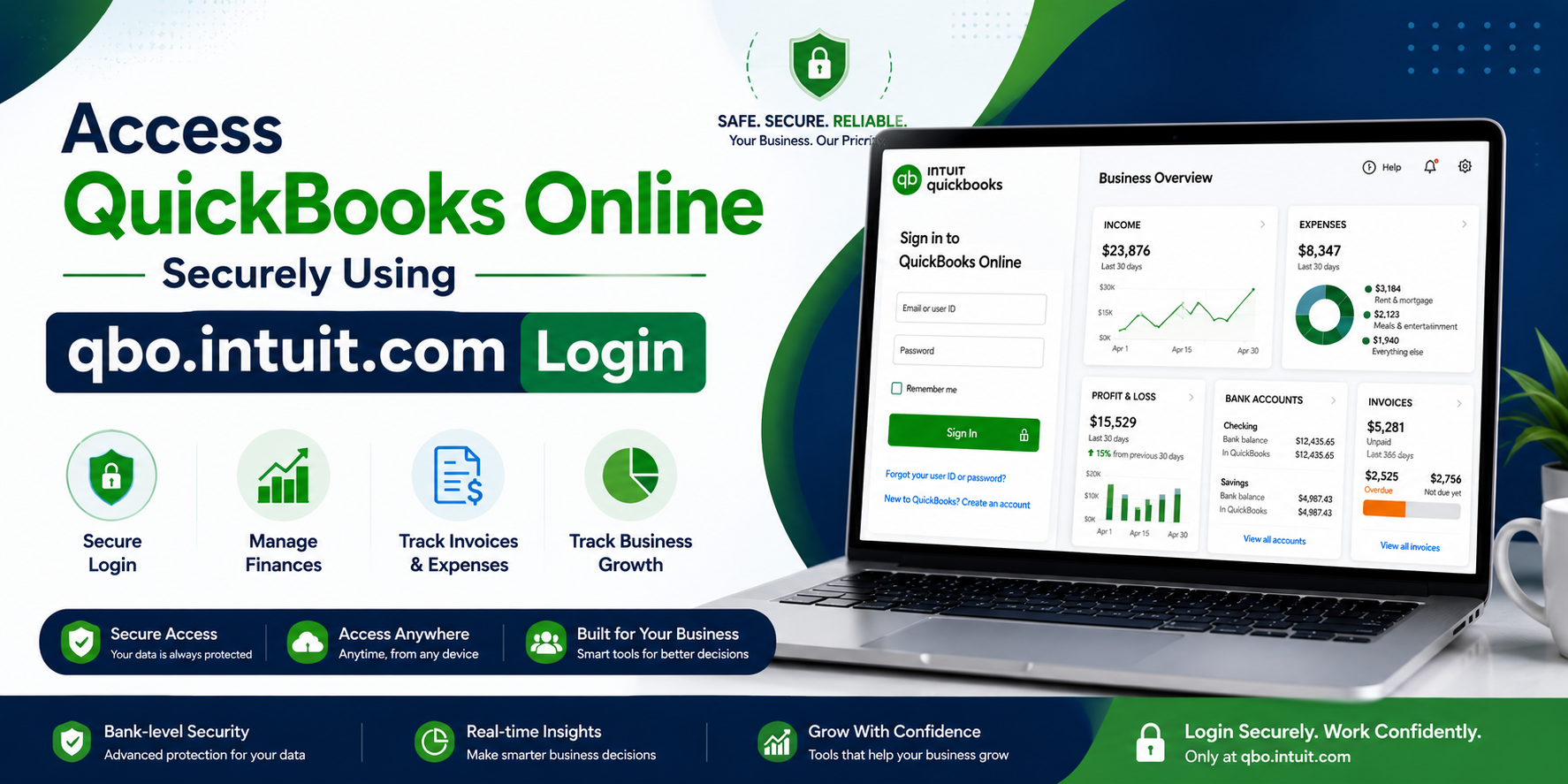 Access QuickBooks Online Securely Using qbo.intuit.com Login