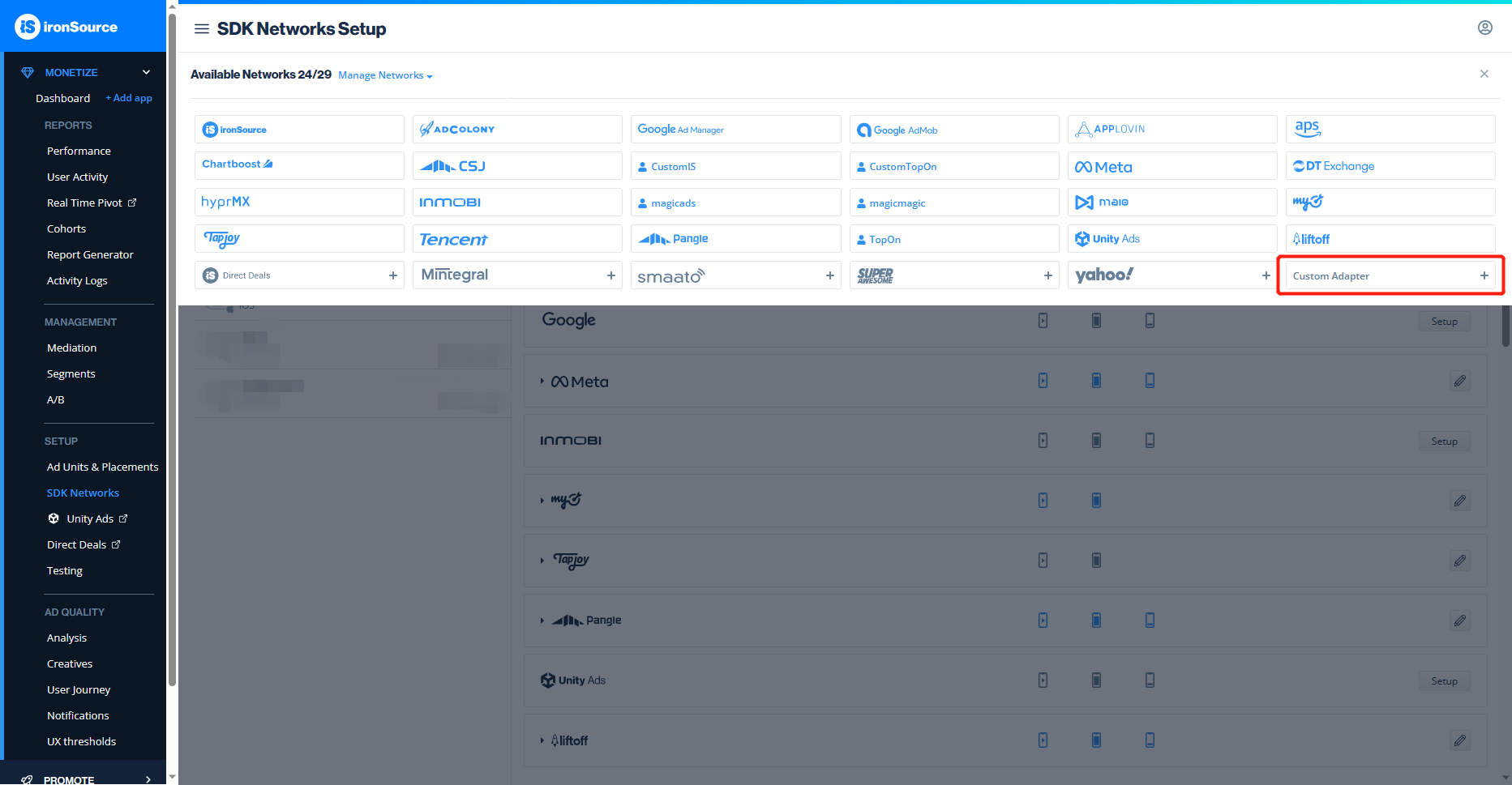 （Unity）ironSource接入TopOn Adapter说明TopOn 帮助中心