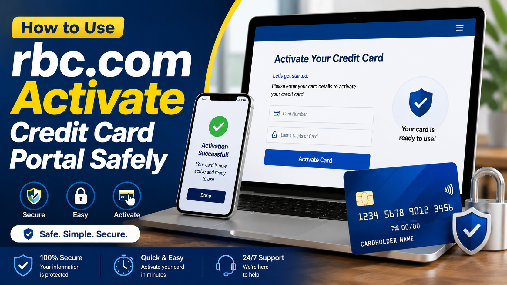 How to Use rbc.com Activate Credit Card Portal Safely