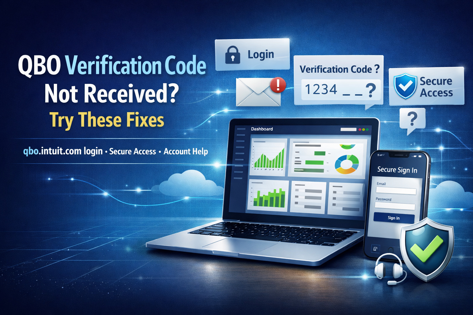 QBO Verification Code Not Received? Try These Fixes