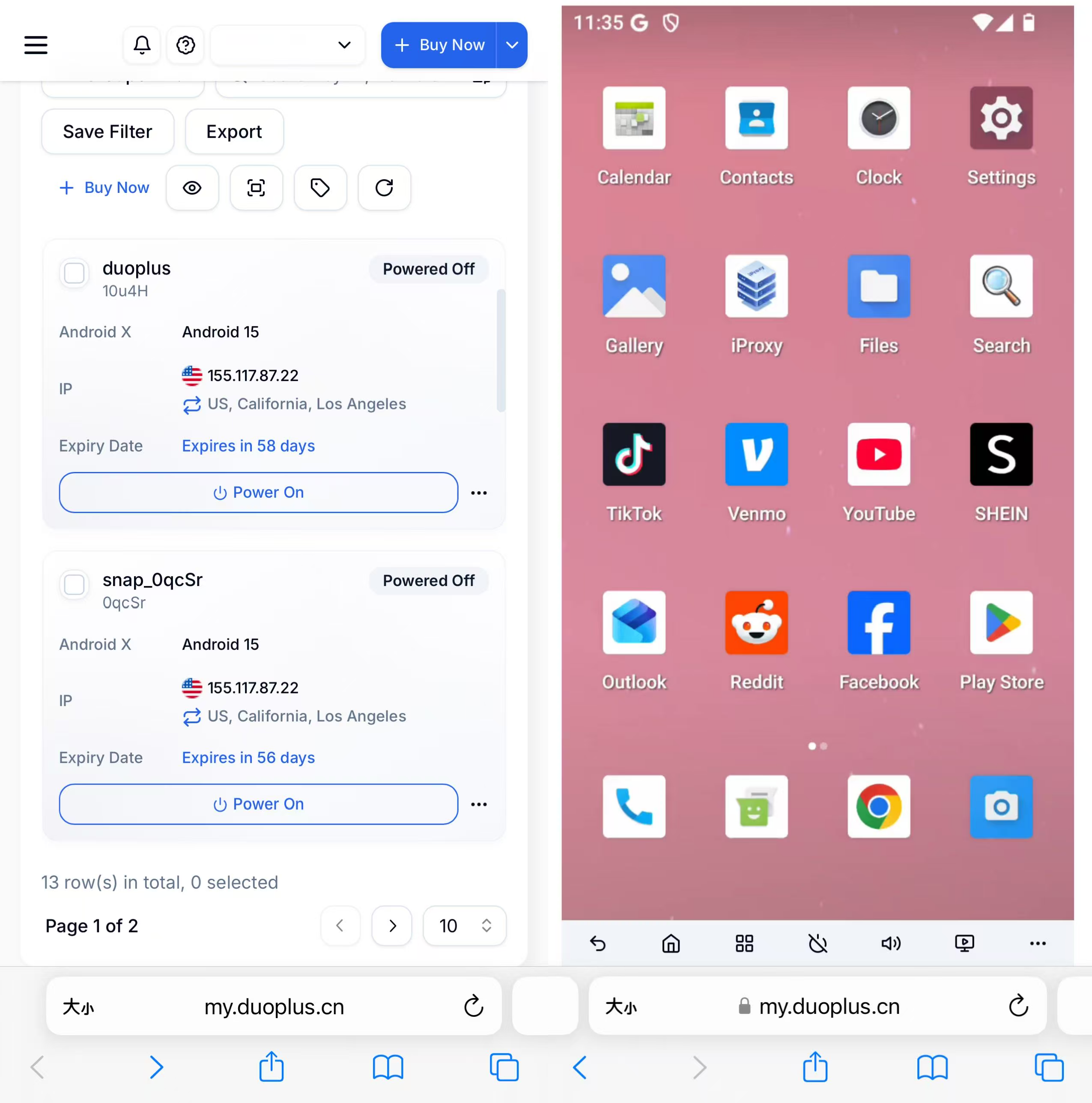 Cải thiện hiển thị Cloud Phone trên di động