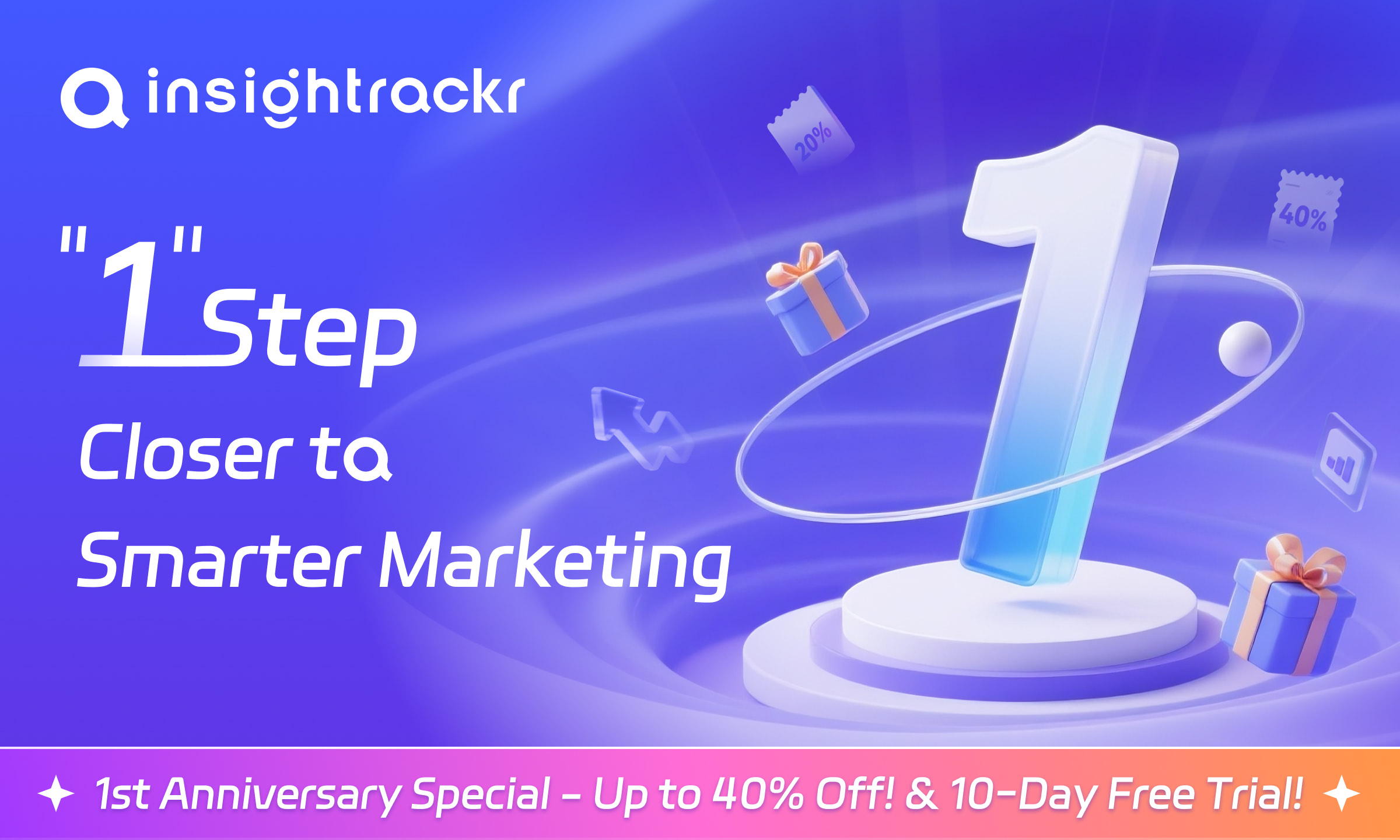 Insightrackr 1st anniversary