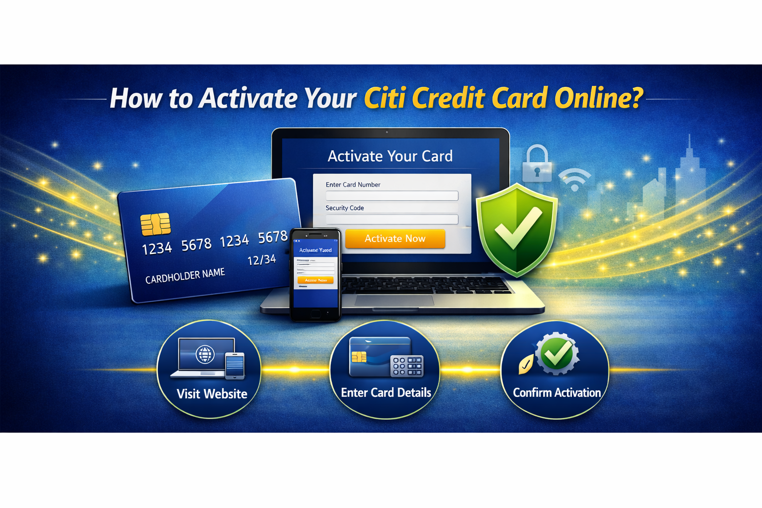 How to Activate Citi Credit Card Online?
