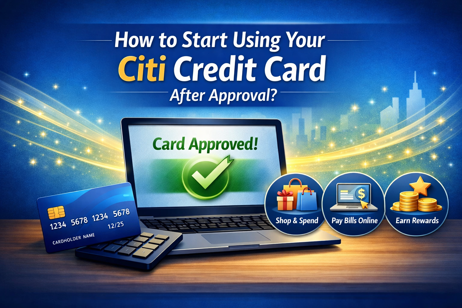 How to Start Using Your Citi Credit Card After Approval?