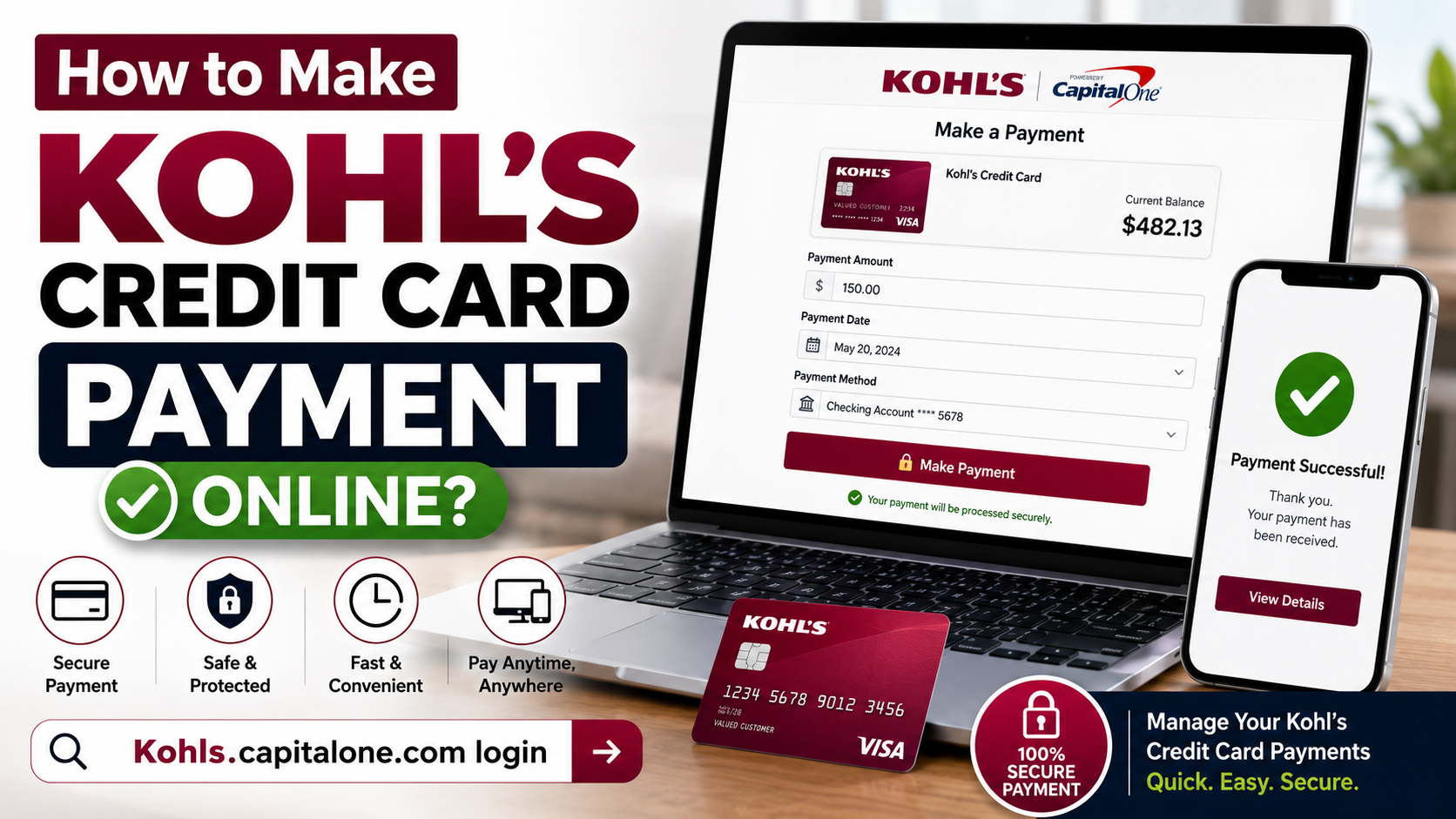 How to Make Kohl’s Credit Card Payment Online?