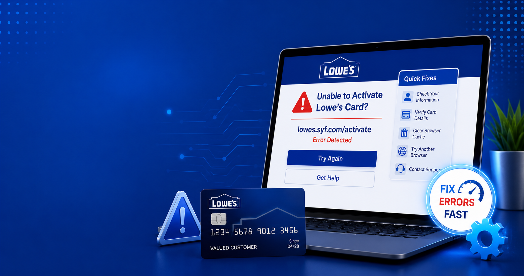 Fix lowes.syf.com/activate