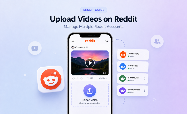 How to Upload Videos on Reddit and Manage Multiple Reddit Accounts?