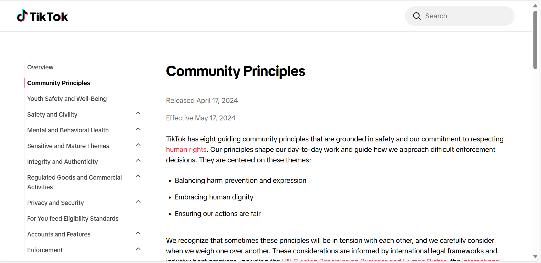  TikTok’s Community Guidelines 