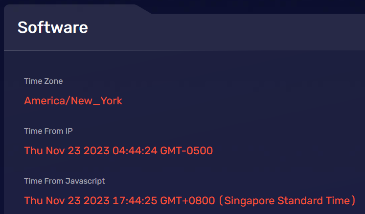 IP Time Zone, Local Time and System Time