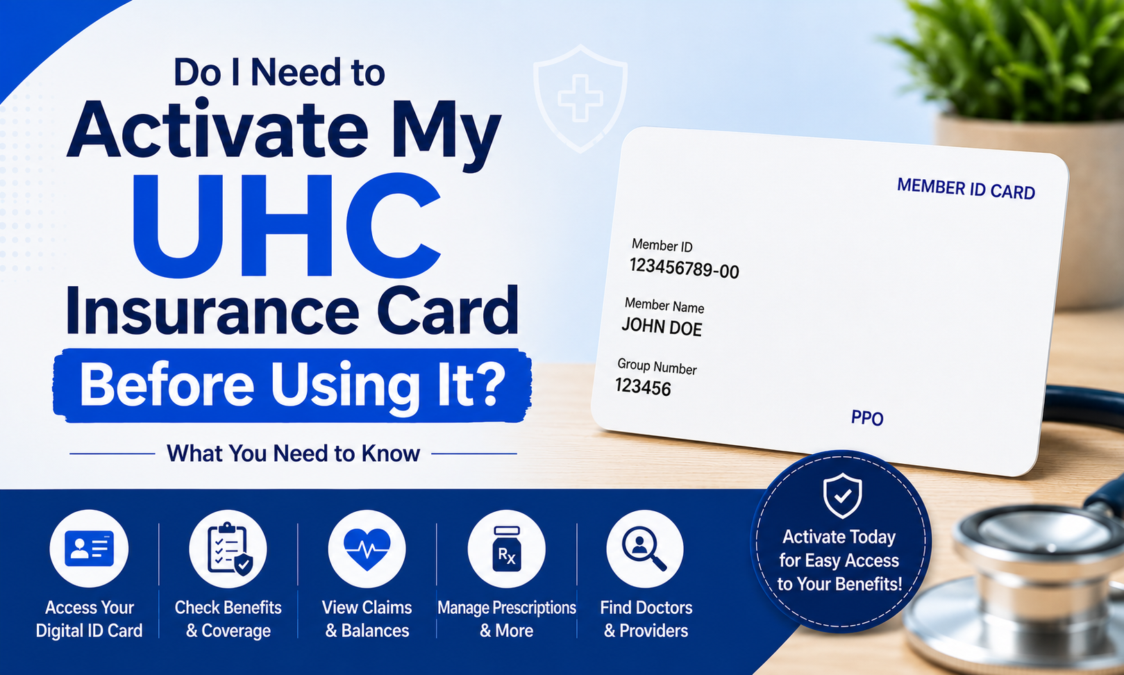 Insurance Card Before Using