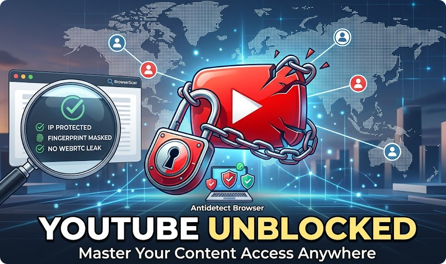 YouTube без блокировок: как обойти ограничения и сохранить приватность в 2026 году