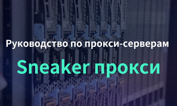 Руководство по прокси-серверам для новичков: Sneaker прокси