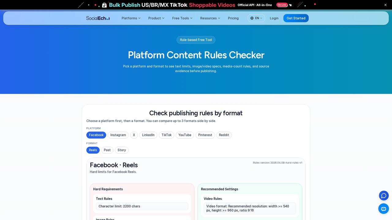 Antes de publicar, use a ferramenta de autoexame das regras de conteúdo para comparar as regras da plataforma uma por uma e bloquear declarações que possam violar as regras antes de enviá-las - isso é um custo muito menor do que apelar uma por uma após o banimento da conta.