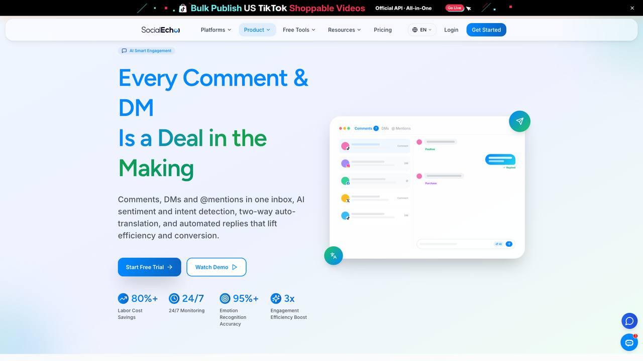 SocialEcho Instagram engagement management