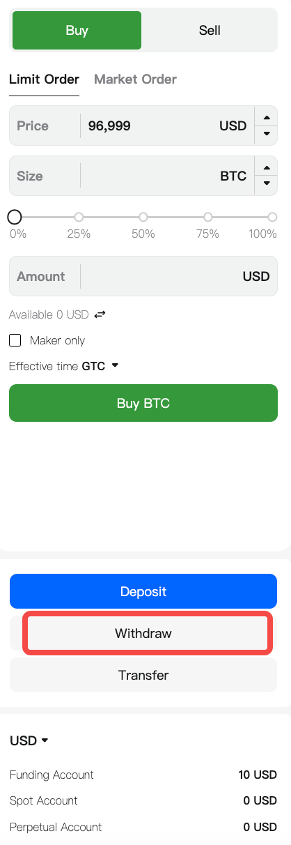 How to Withdraw Funds on BenPay DEX