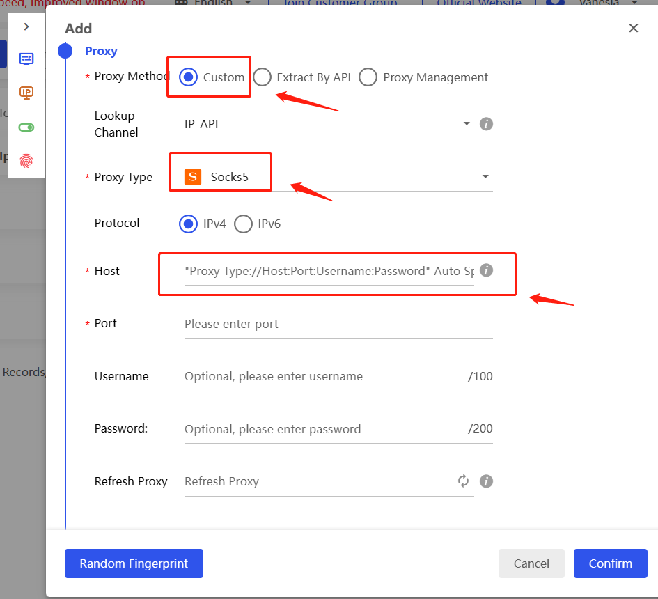 Bitbrowser Dedicated Proxy Integration-IPFoxy Help Center: Proxy Setup ...