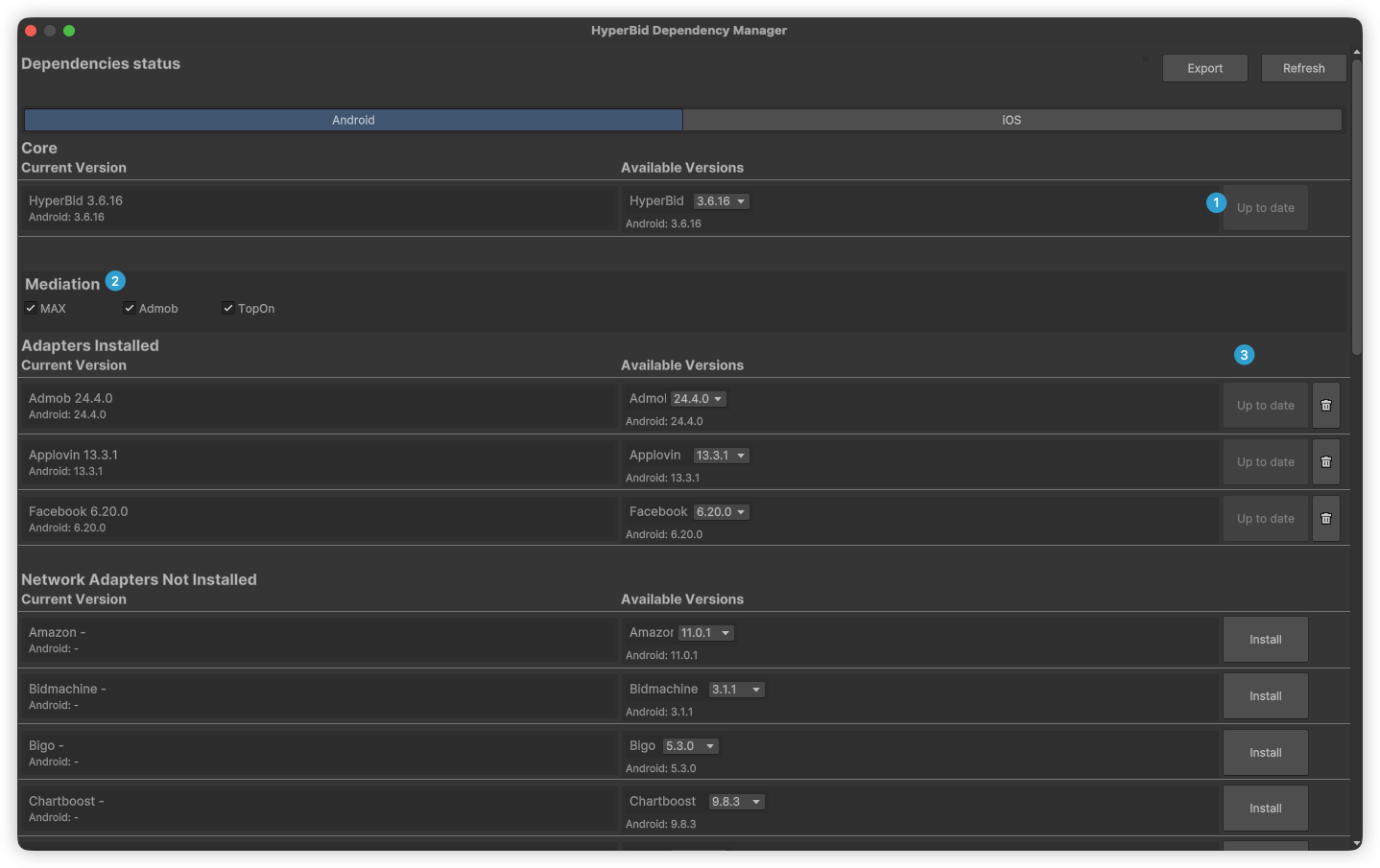 HyperBid Dependency Manager
