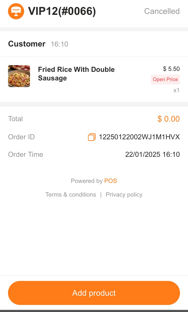 Abnormal Order-OrderPin All-in-One Restaurant POS -- Help Center