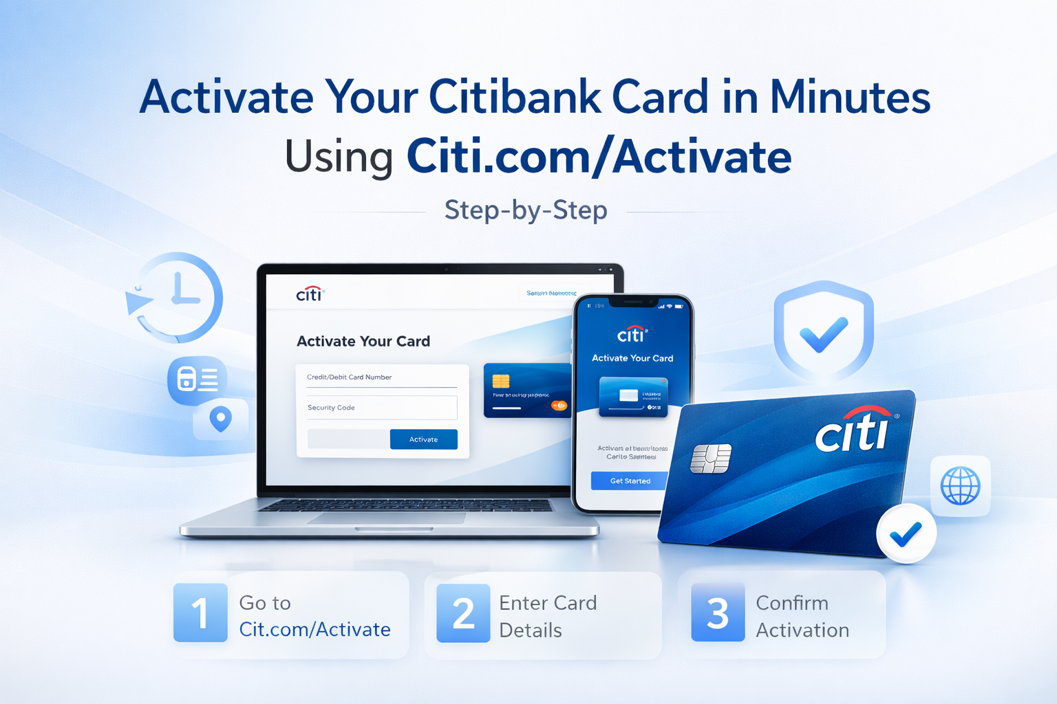 How to activate Citi card quic
