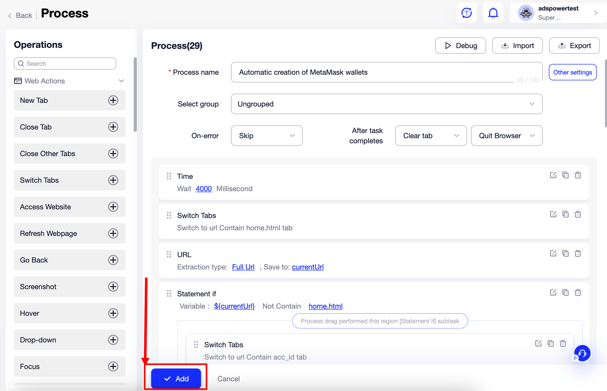 Marketplace rpa user guide adspower