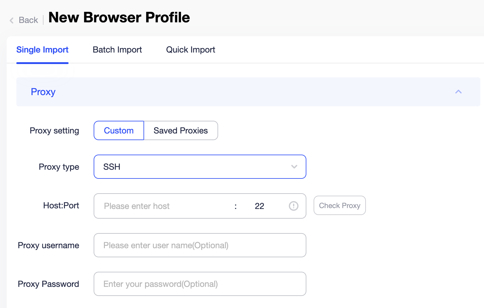 Proxy types help center adspower
