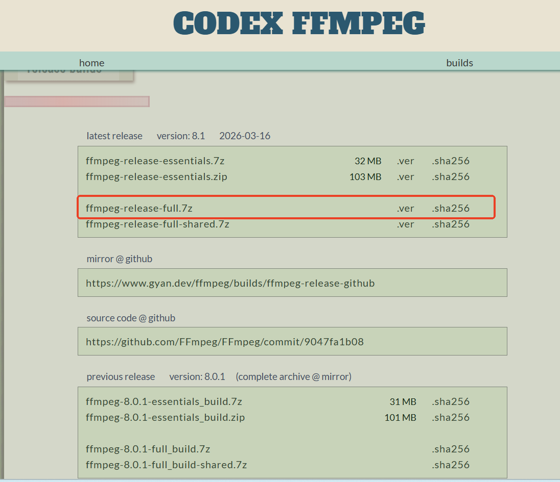 How to download the ffmpeg tool?