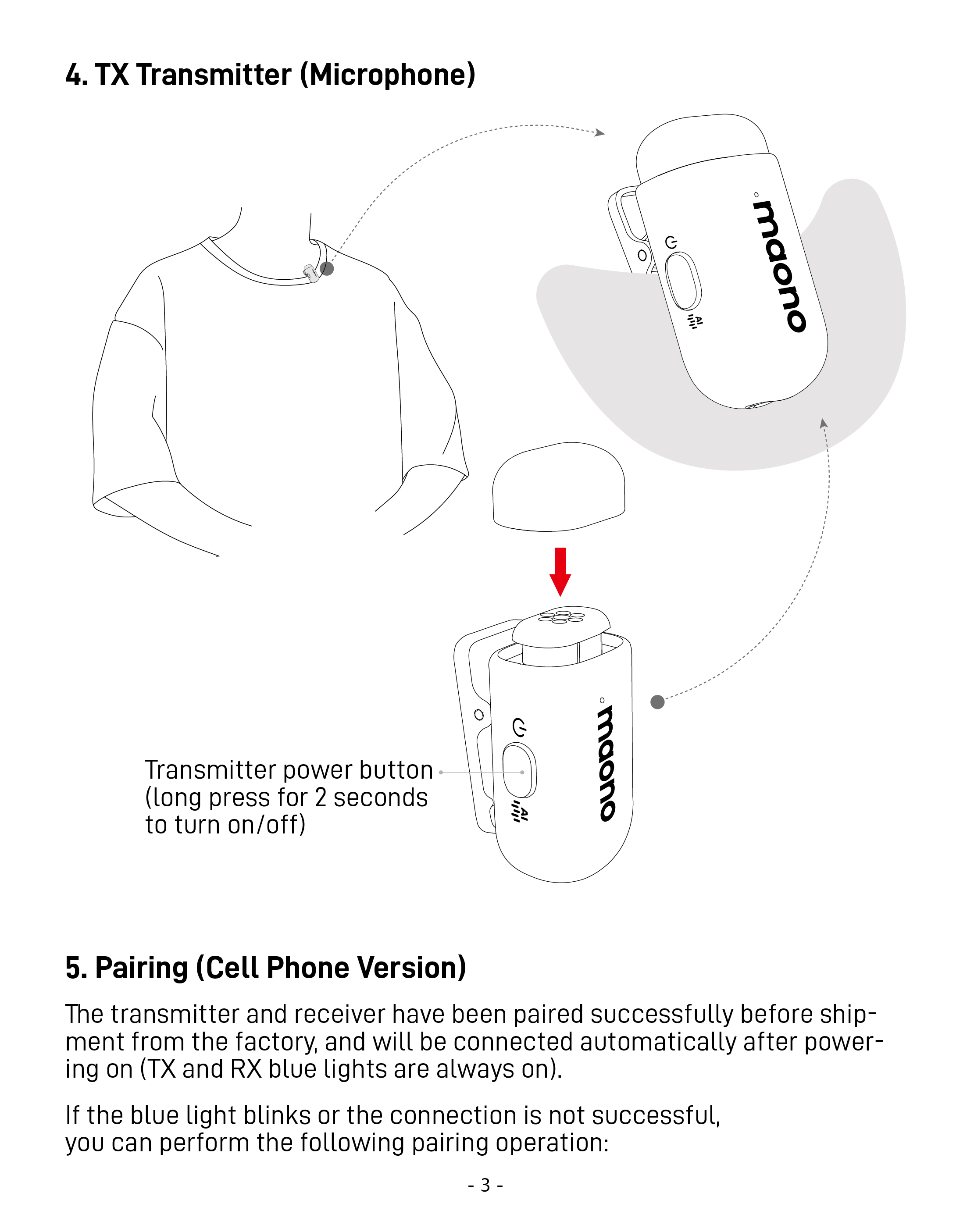 Wave One Instructions Wave T1 mini use manual-Maono Help Center