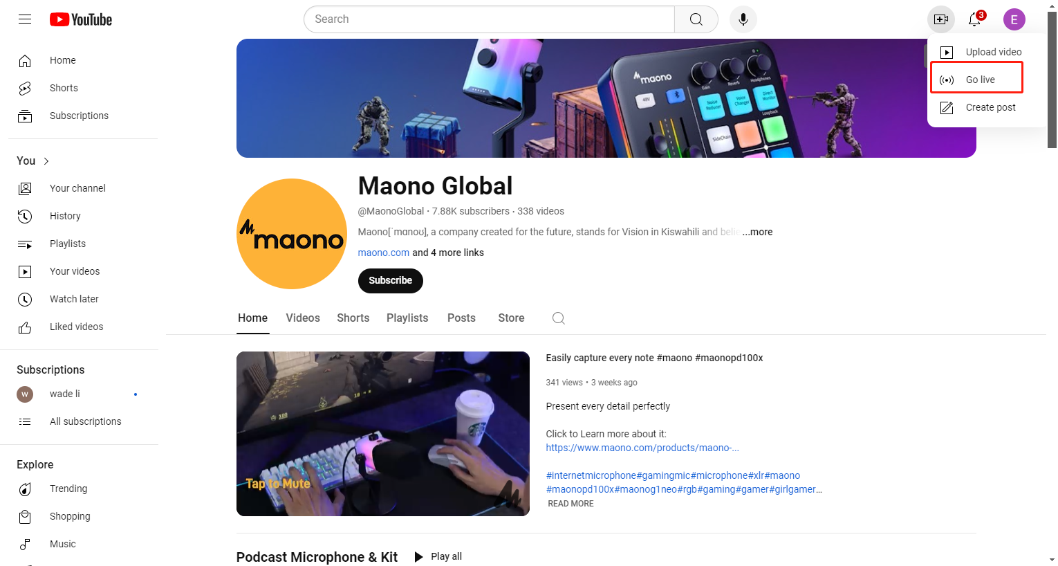 Manolo Streamer Live Streaming Configuration-Maono Help Center