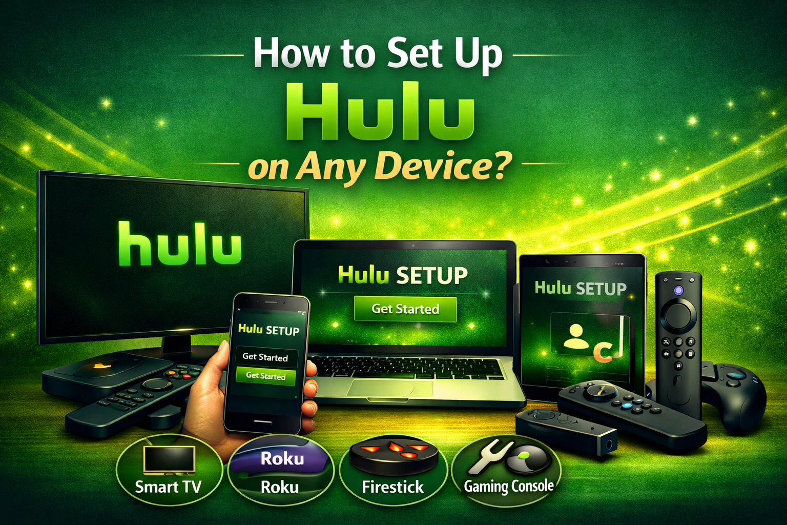 How to Set Up Hulu on Any Device?