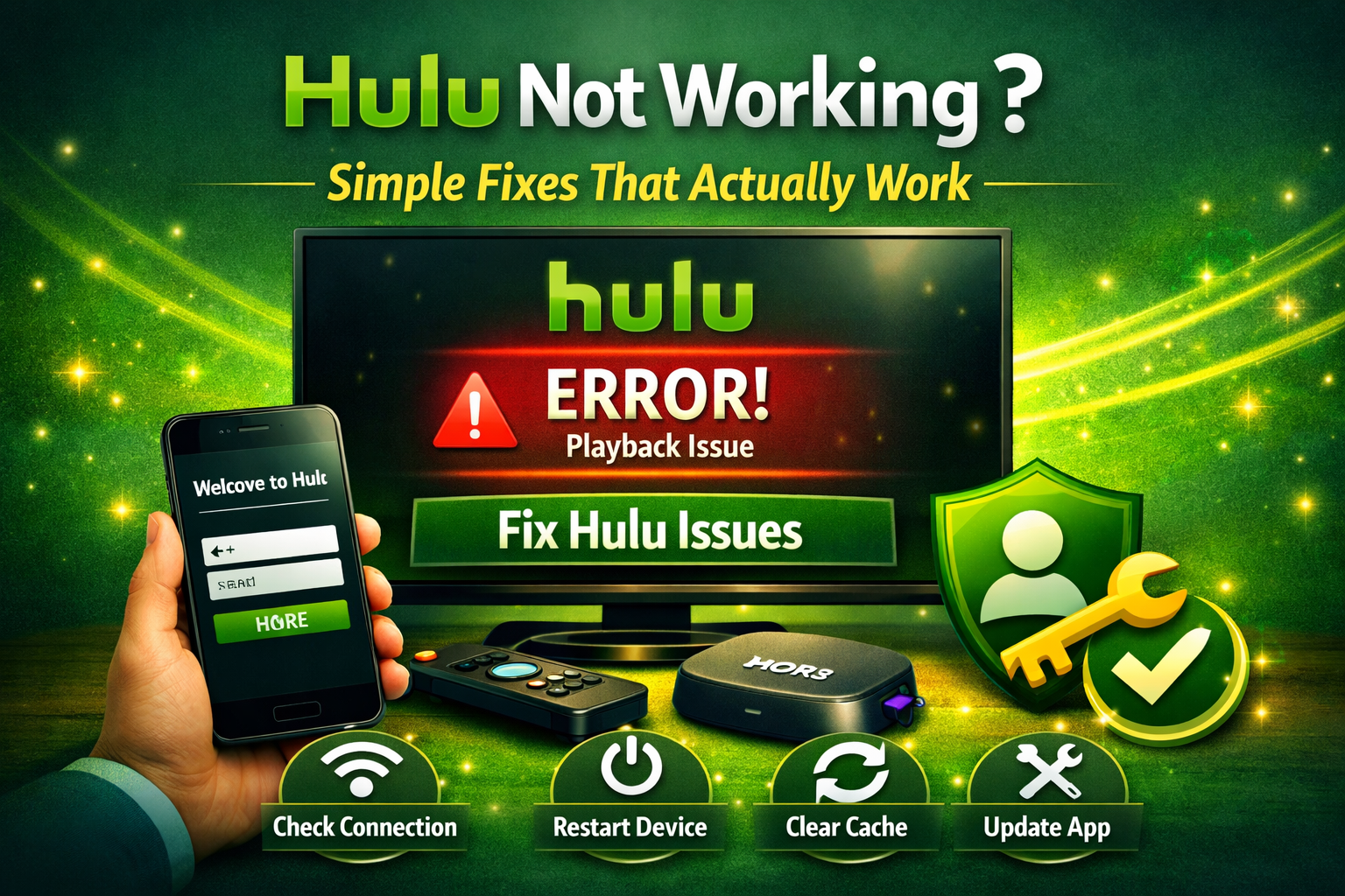 Hulu Not Working? Simple Fixes That Actually Work