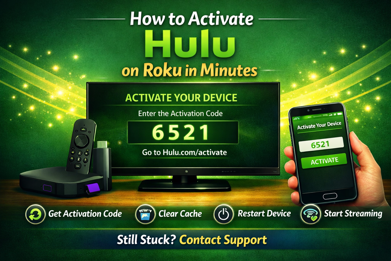How to Activate Hulu on Roku in Minutes?