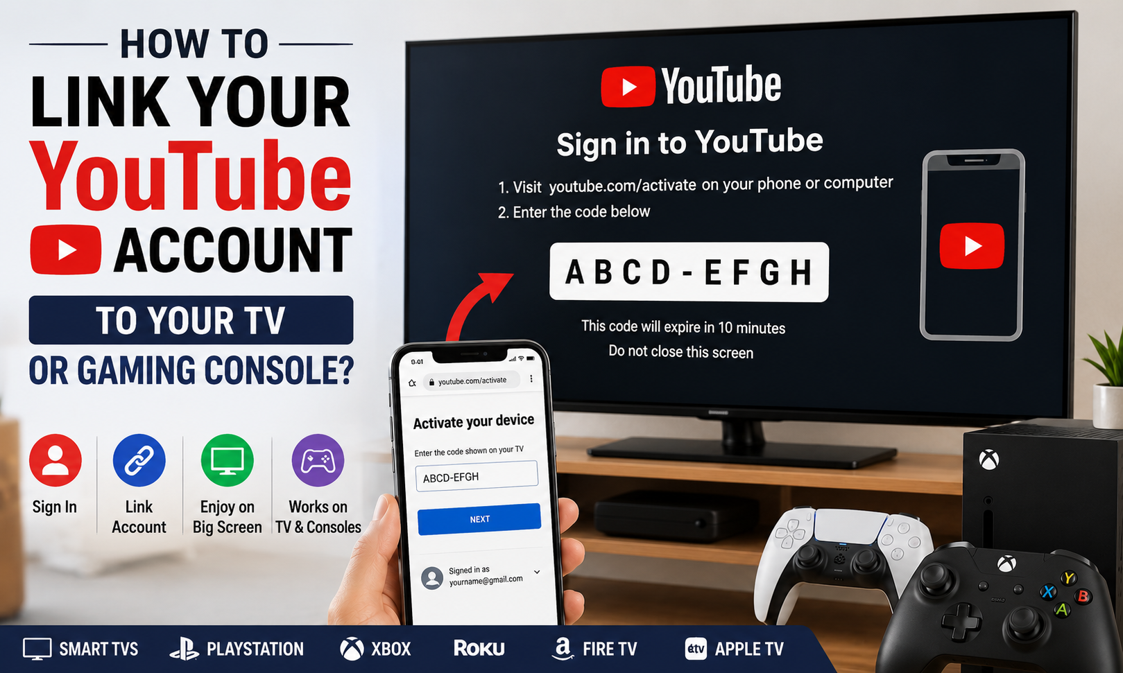 Link My YouTube