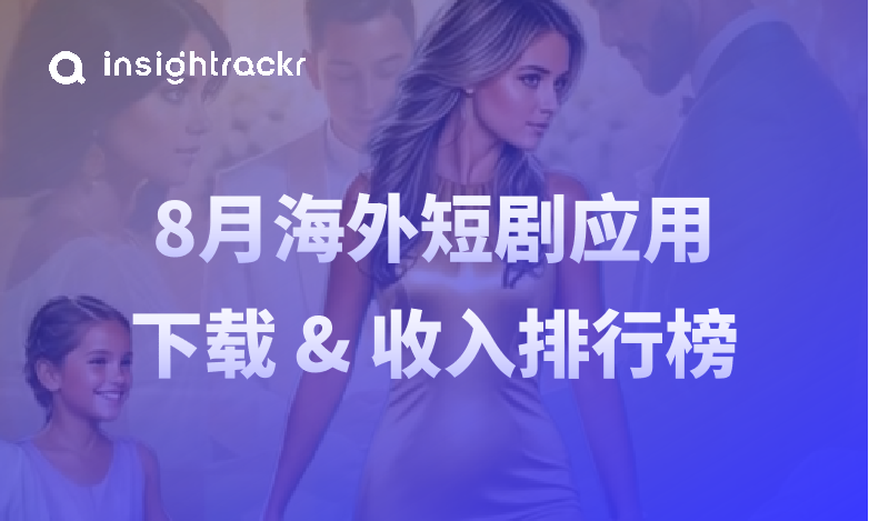 2025年8月海外短剧应用下载与收入排行榜