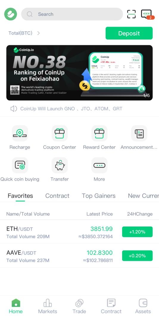 How to deposit your cryptocurrency at CoinUp-CoinUp_Help_Center