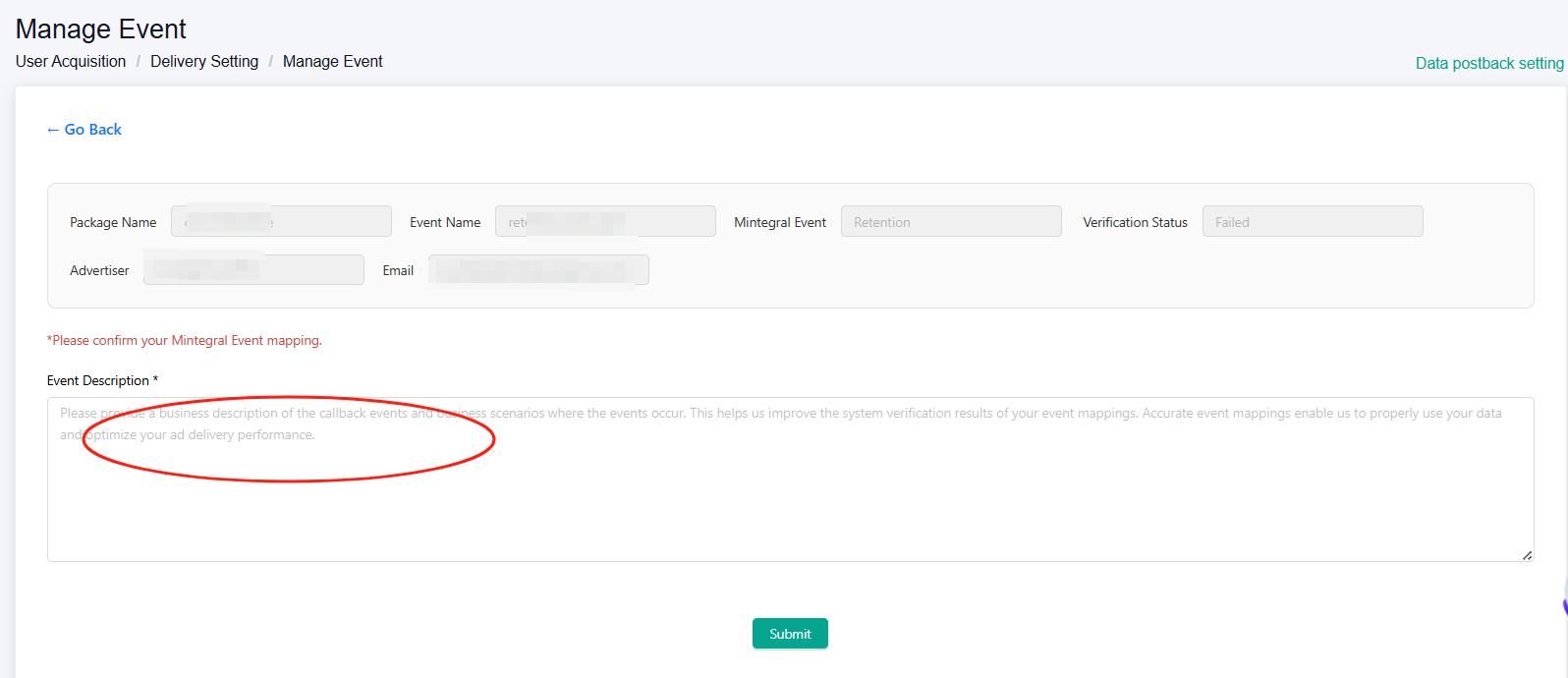 Event Mapping Review Process Overview