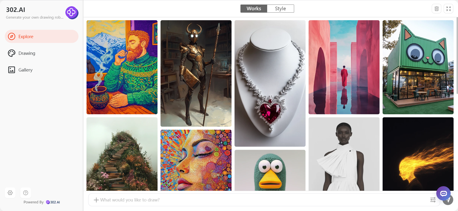 Drawing-bot Introduction-302.AI| Help Center