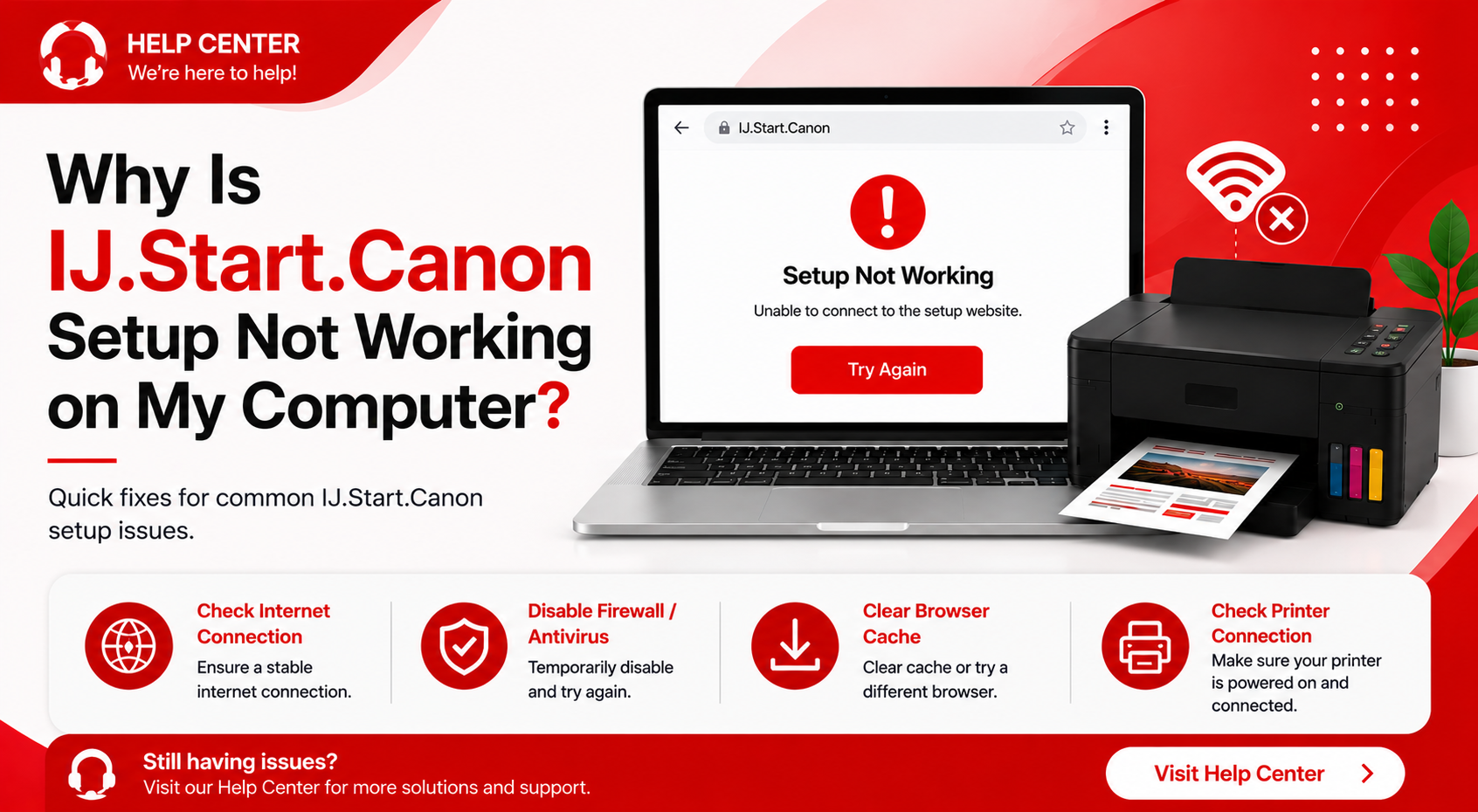 ij start Canon printer setup