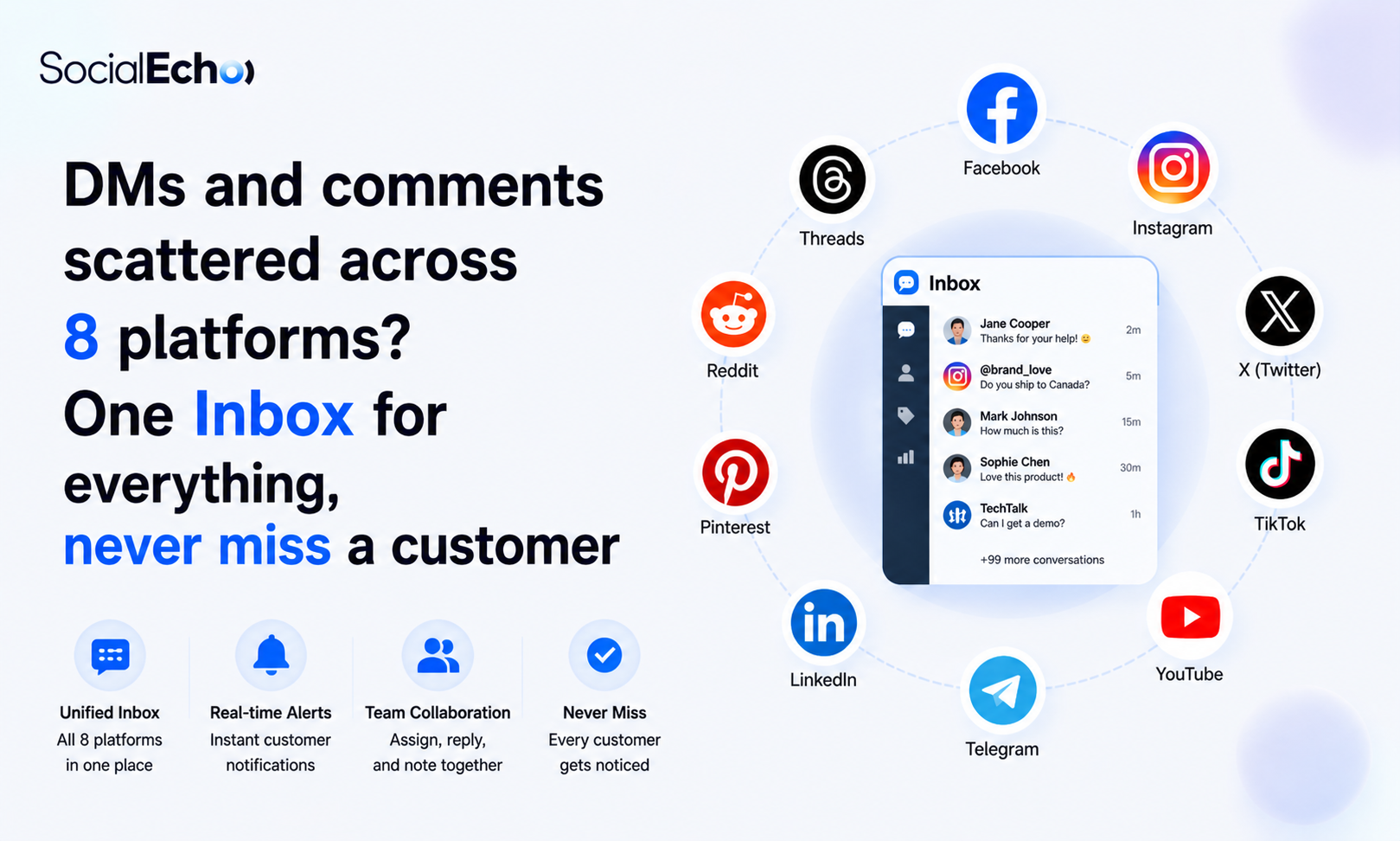 Reply to All Platform Messages in One Inbox: SocialEcho Unified Inbox Guide