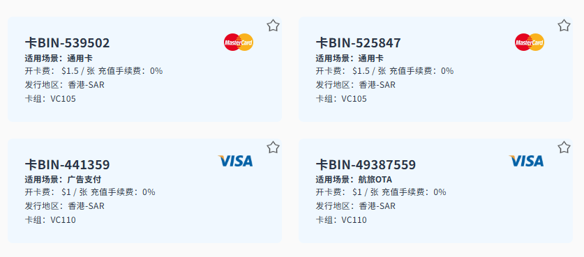 香港虚拟信用卡申请指南：如何开通香港VCC卡