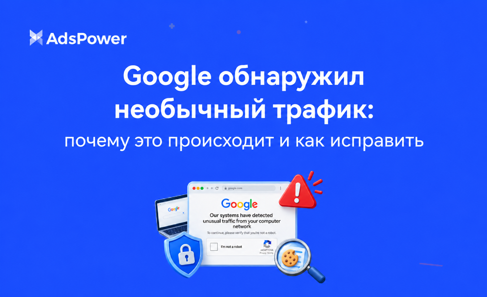 необычный трафик Google