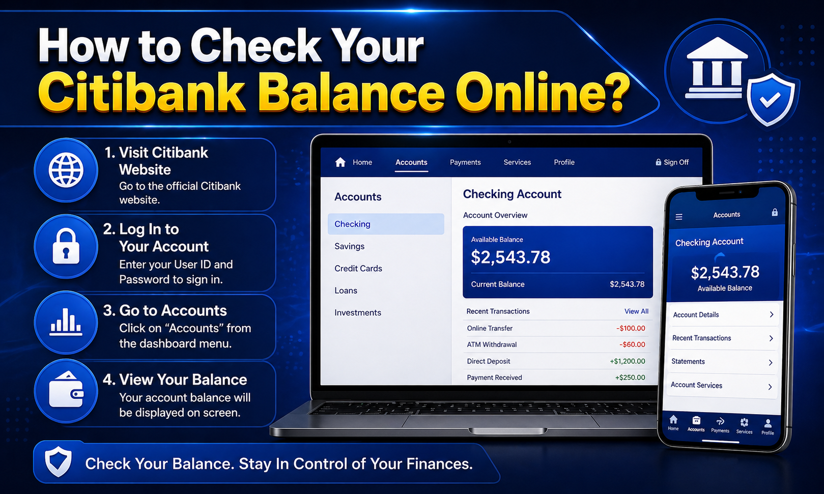 How to Check Your Citibank Balance Online?